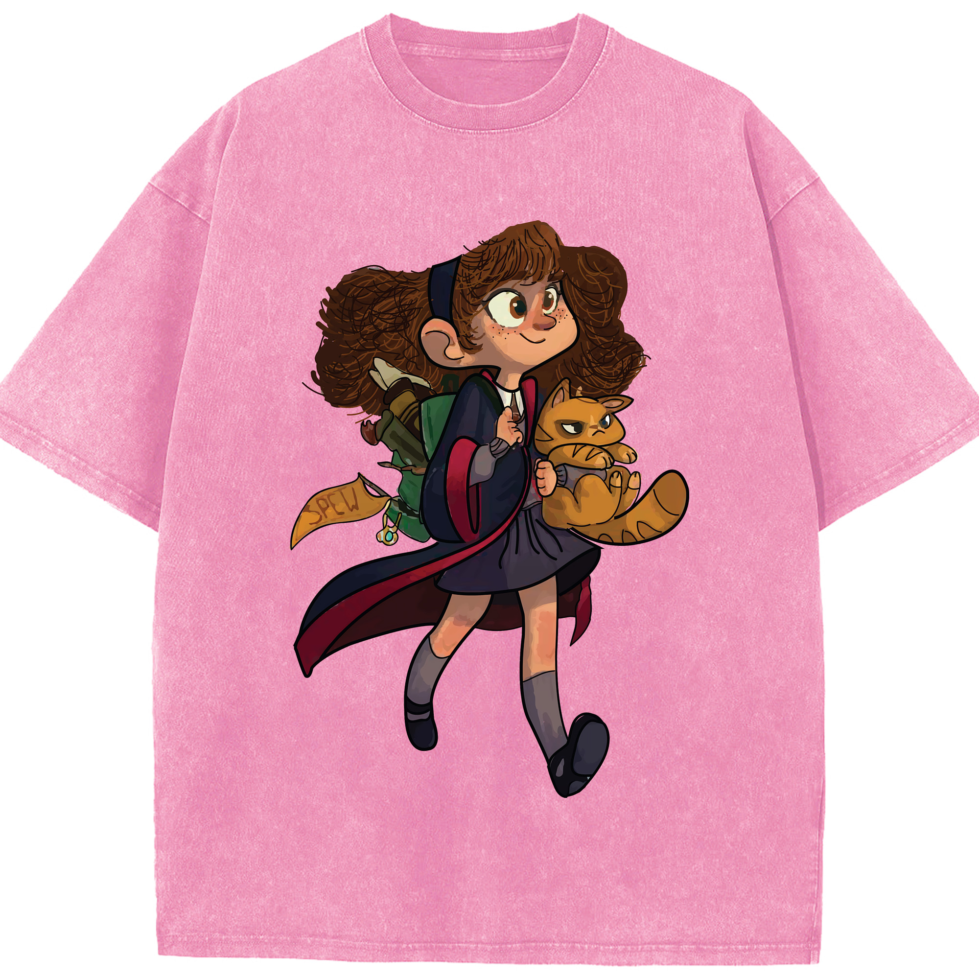 （画像用） Harry Potter ハリー・ポッターシリーズ 綿100% ヴィンテージ風 半袖Tシャツ（フロントプリント）